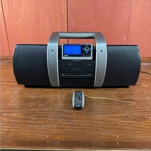 Sirius SUBX1C Boombox Satellite Radio Dock w/ Remote Working Tested